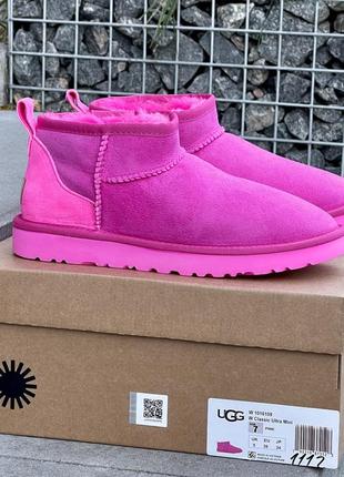 Ugg ultra mini pink 361 фото