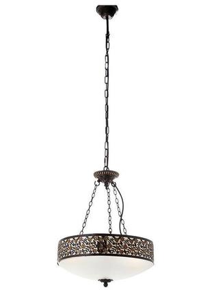 Люстра подвесная с металлическим абажуром (fn012/4)