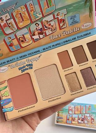 Thebalm voyage gold coast палитра для макияжа.