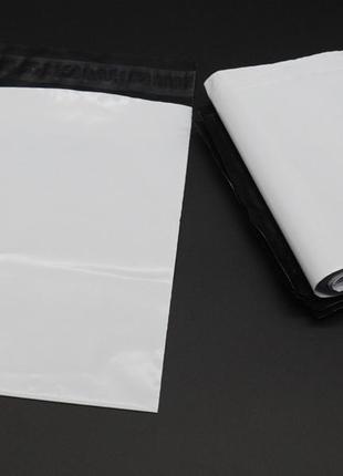 Пакет кур'єрський з клейовим клапаном білий а6 13х19+4 50 шт/уп. кур'єр-пакет для відправок поштовий без