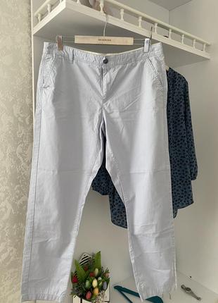 Красивые котоновые штаны брюки батал marks & spencer