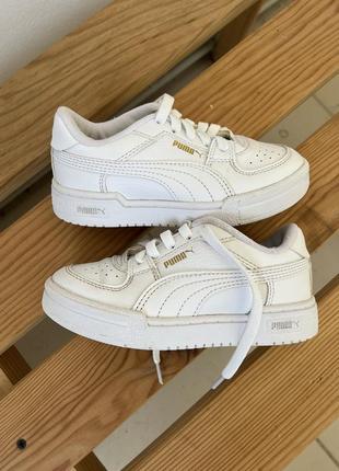 Детские белые кроссовки Skate puma 28 кроссовки для мальчика для девочки
