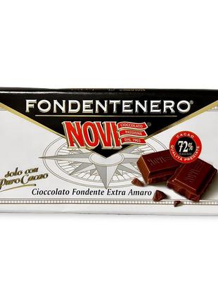 Novi шоколад чорний extra amaro 72% cacao 100 г