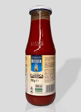 Томатная паста de cecco passata classica vellutata 700г3 фото