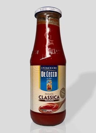 Томатная паста de cecco passata classica vellutata 700г