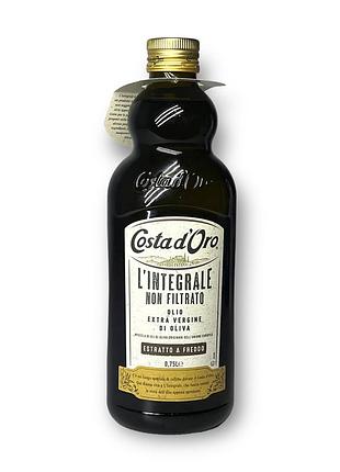 Олія оливкова costa d’oro першого холодного віджиму, не фільтрована integrale non filtrato, 750 г