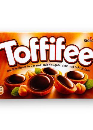Конфеты toffifee с лесным орехом в карамеле die haselnuss in caramel, 125 г