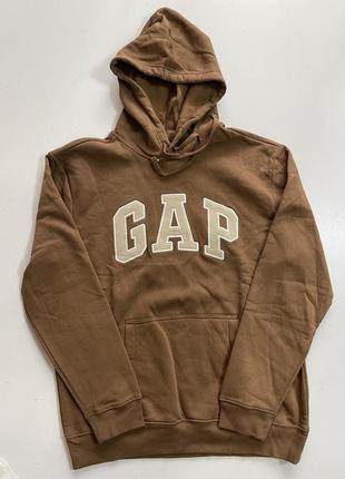 Худи gap коричневый m