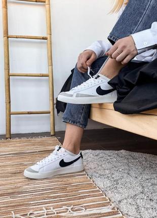 Nike blazer low white 363 фото