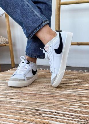 Nike blazer low white 362 фото