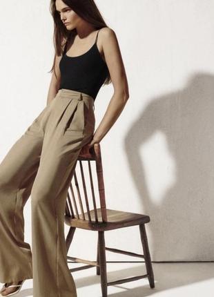 Штани zara з защіпами
