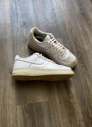 nike red air force 1 low кроссовки мужские найк форсы аир белые кожаные кроссовки кожаные 42 оригинал