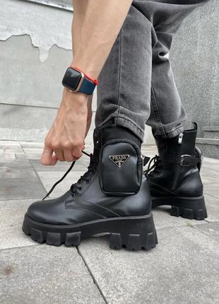 Prada boots black 37