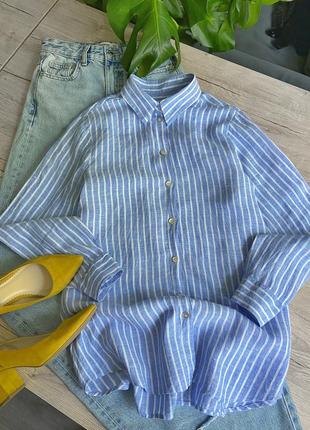 Базовая льняная рубашка