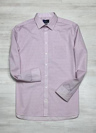 Фірмова стильна чоловіча легка сорочка офіс tailoring by f&f