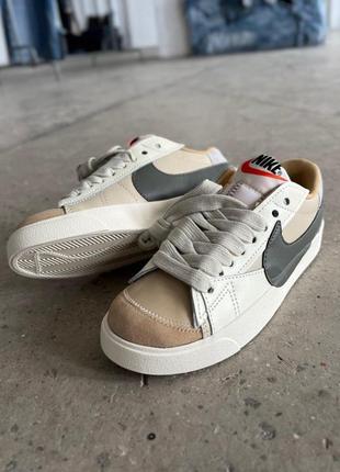 Nike blazer low '77 jumbo beige 362 фото