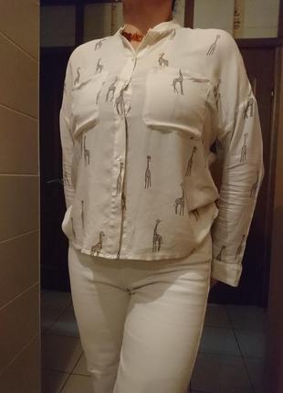 Натуральна сорочка вільного крою3 фото