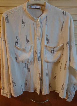 Натуральна сорочка вільного крою4 фото