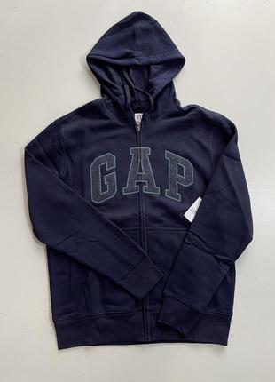 Zip худи gap синий s