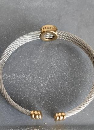 Philippe charriol браслет нержавеющая сталь в серебряном и золотом тоне