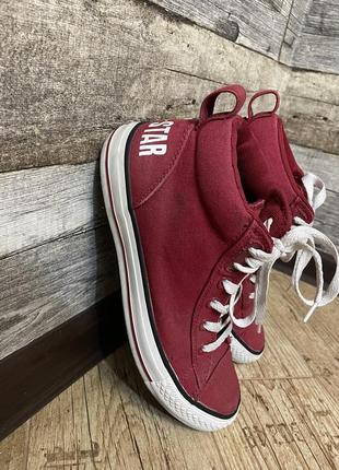 Кеди червоні converse all star, 39 розмір, 24,5 см