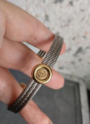 Philippe charriol браслет нержавеющая сталь в серебряном и золотом тоне