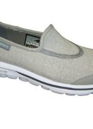 Кроссовки слипоны мокасины skechers gowalk скечерс1 фото