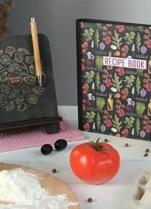 Книга для записів кулінарних рецептів "recipe book" а6 16,5х13см2 фото