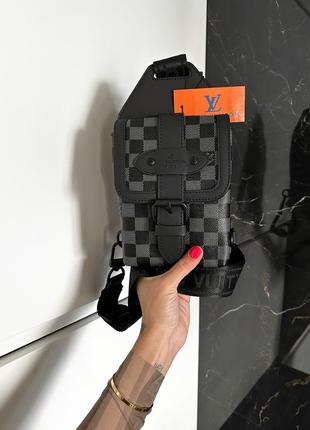Сумка мужская в стиле lv louis vuitton crossbag
