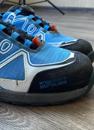 Engelbert strauss робочі кросівки штраус енгельберт з залізним носком сині на дисках...
