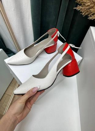 Туфли женские из натуральной кожи