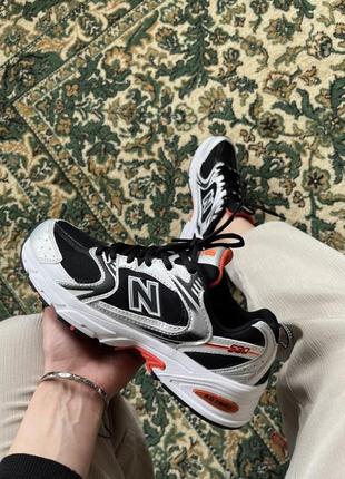 New balance 530 black/orange4 фото