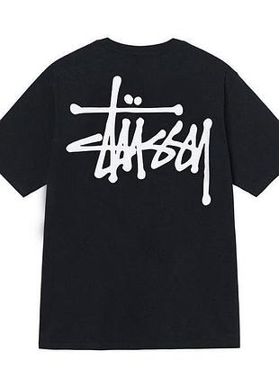 Футболка stussy basic logo tee