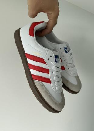 Samba red/white 39