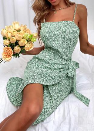 Сукня в стилі бохо з квітковим принтом shein1 фото