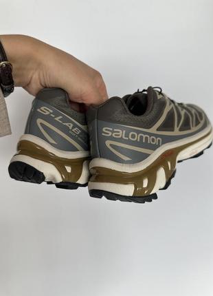 Salomon s/lab xt-6 beluga dull gold 363 фото