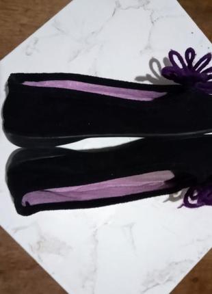 Таточки/тапки - "човники"/дівчачі/теплі/р-р 37/б.у