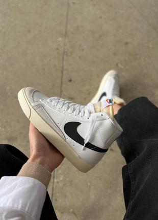 Nike blazer mid white 362 фото