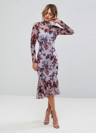 Розпродаж  сукня hope & ivy міді asos з воланом