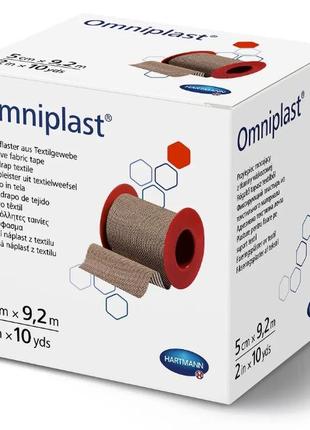 Пластир фіксуючий текстильний omniplast 5см х 9.2м 1шт