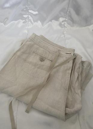 Лляні штани marks spencer1 фото