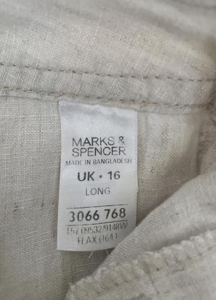 Лляні штани marks spencer3 фото