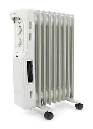 Радіатор оливний ergo 222009, 9 ребер, 3 рівні потужності 800/1200/2000 вт