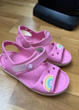 Crocs оригинал на девочку босоножки сандалии1 фото