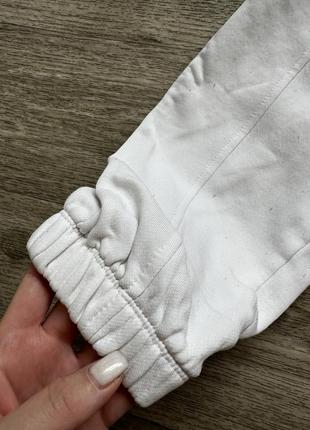 Стильні спортивні білі джогери спортивні штани h&m 36/s9 фото