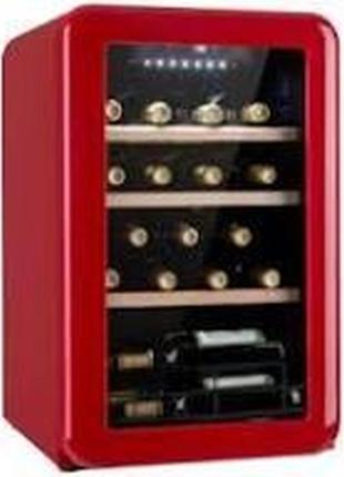Холодильник винний vinetage 19 uno для напоїв 70 літрів ретро-дизайн є нюанси за корпусом