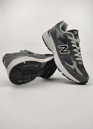 Кроссовки нью баланс new balance 993 gray white1 фото