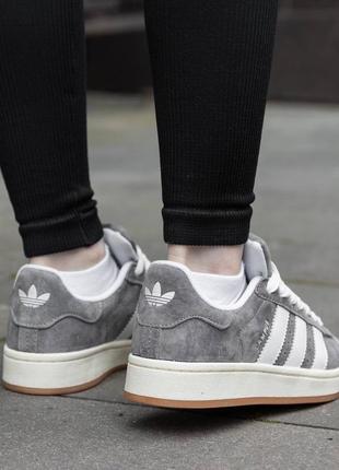 Хіт сезону! adidas campus grey white3 фото