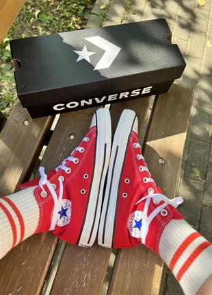 Кеды высокие красные converse m9621c all star hi red original оригинал