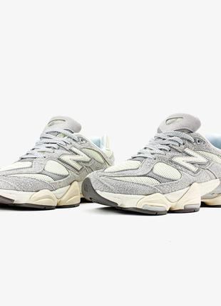 Кросівки new balance 9060 quartz "grey team cream"4 фото